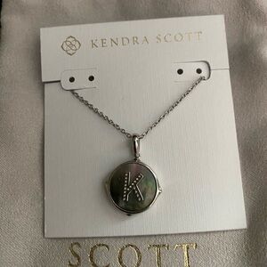 Kendra Scott initial necklace “K”. Like new! Only worn once.